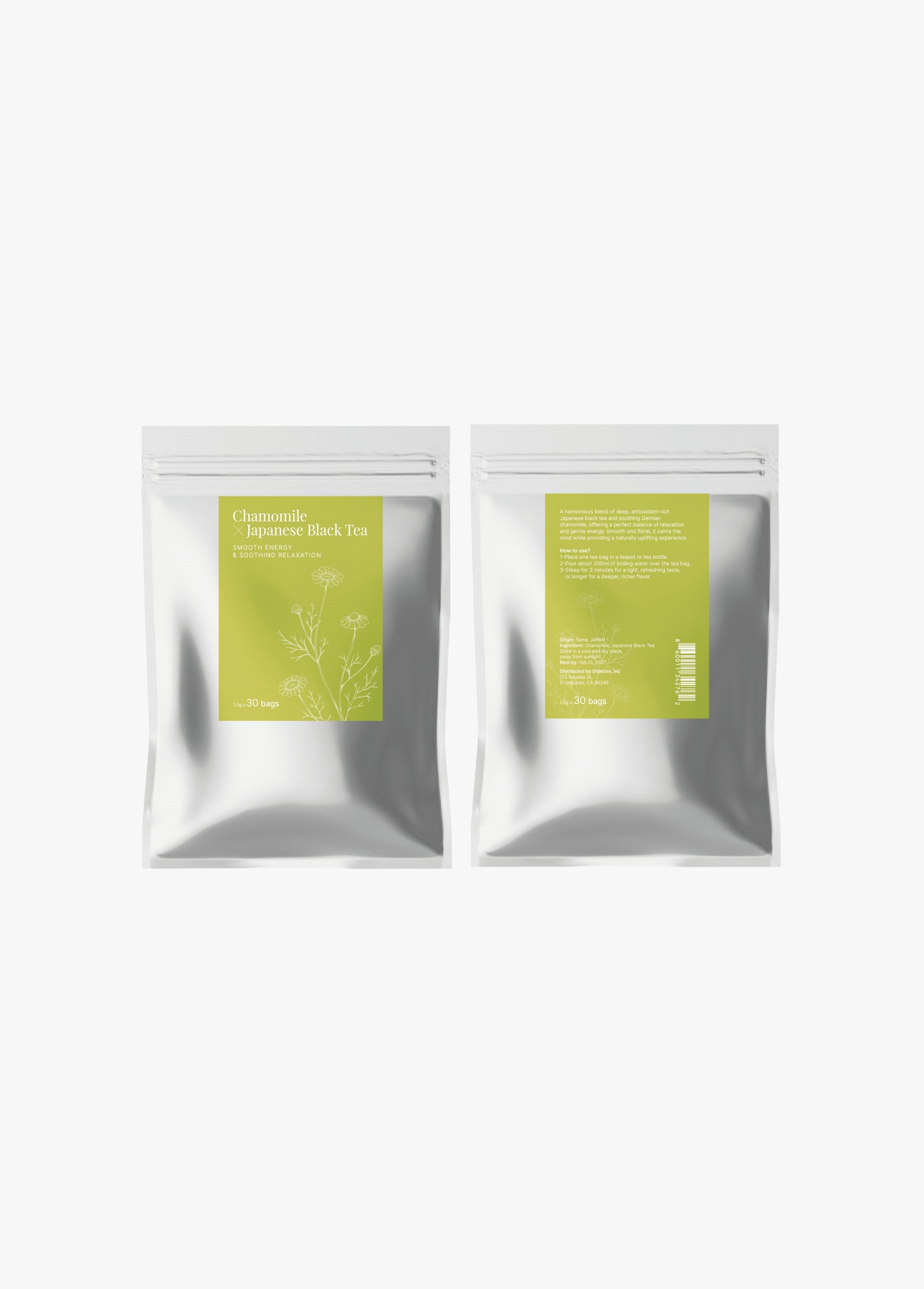 Chamomille x Japanese Black Tea | Shikohin Selection