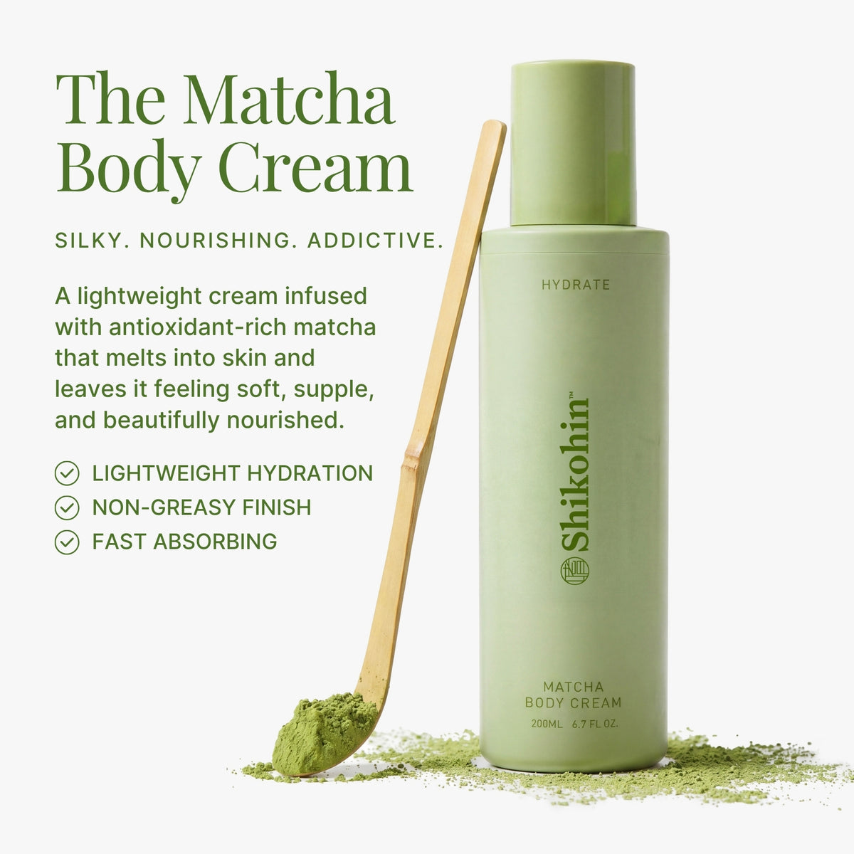 Shower with Matcha
