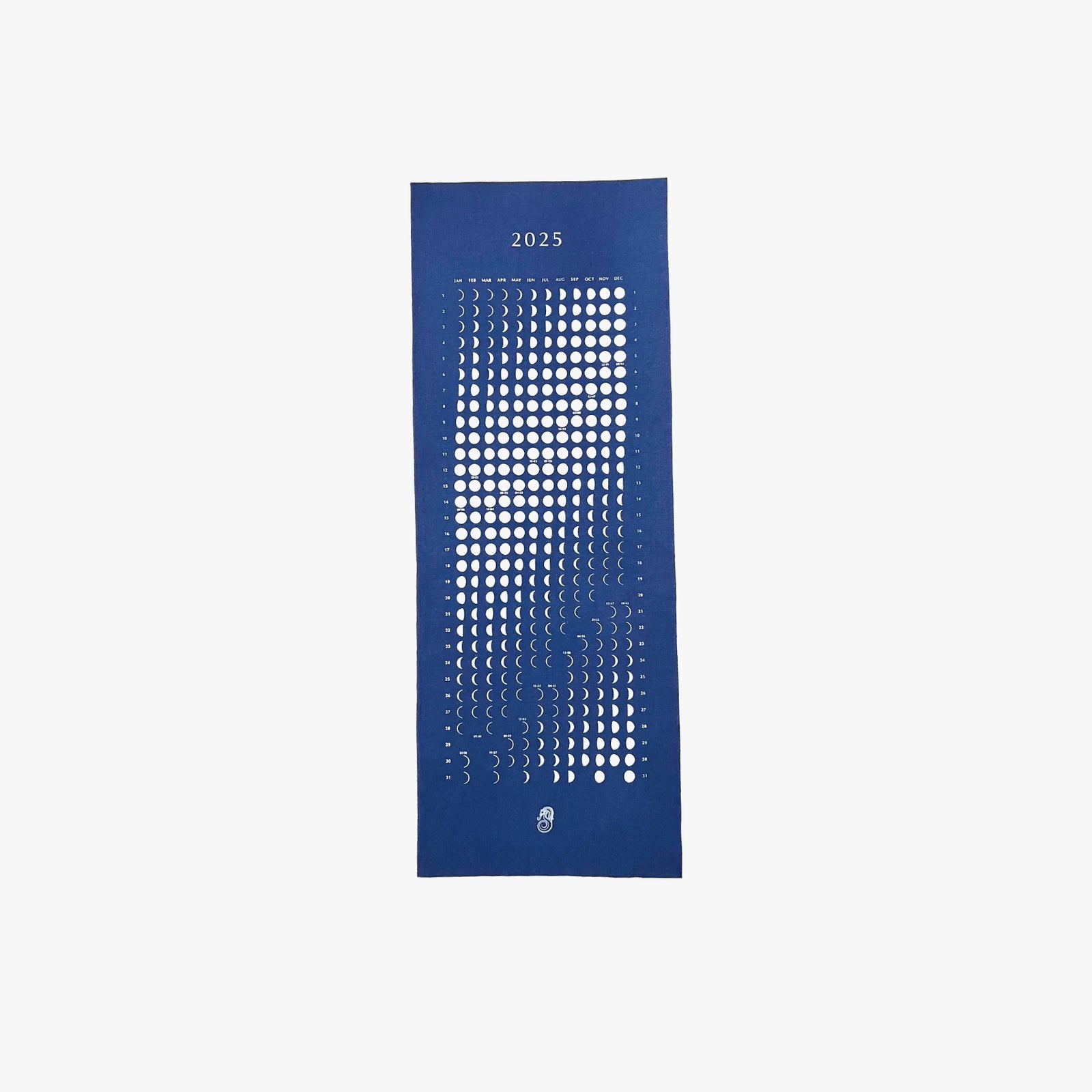 Moon Calendar Dark Blue