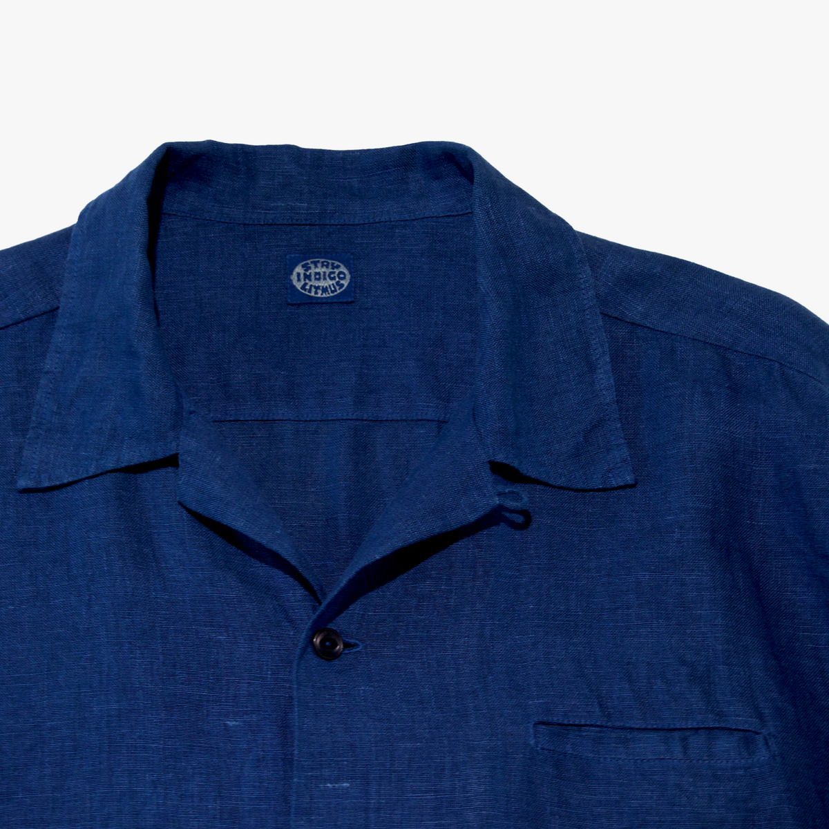 Classic Linen Blue Shirt