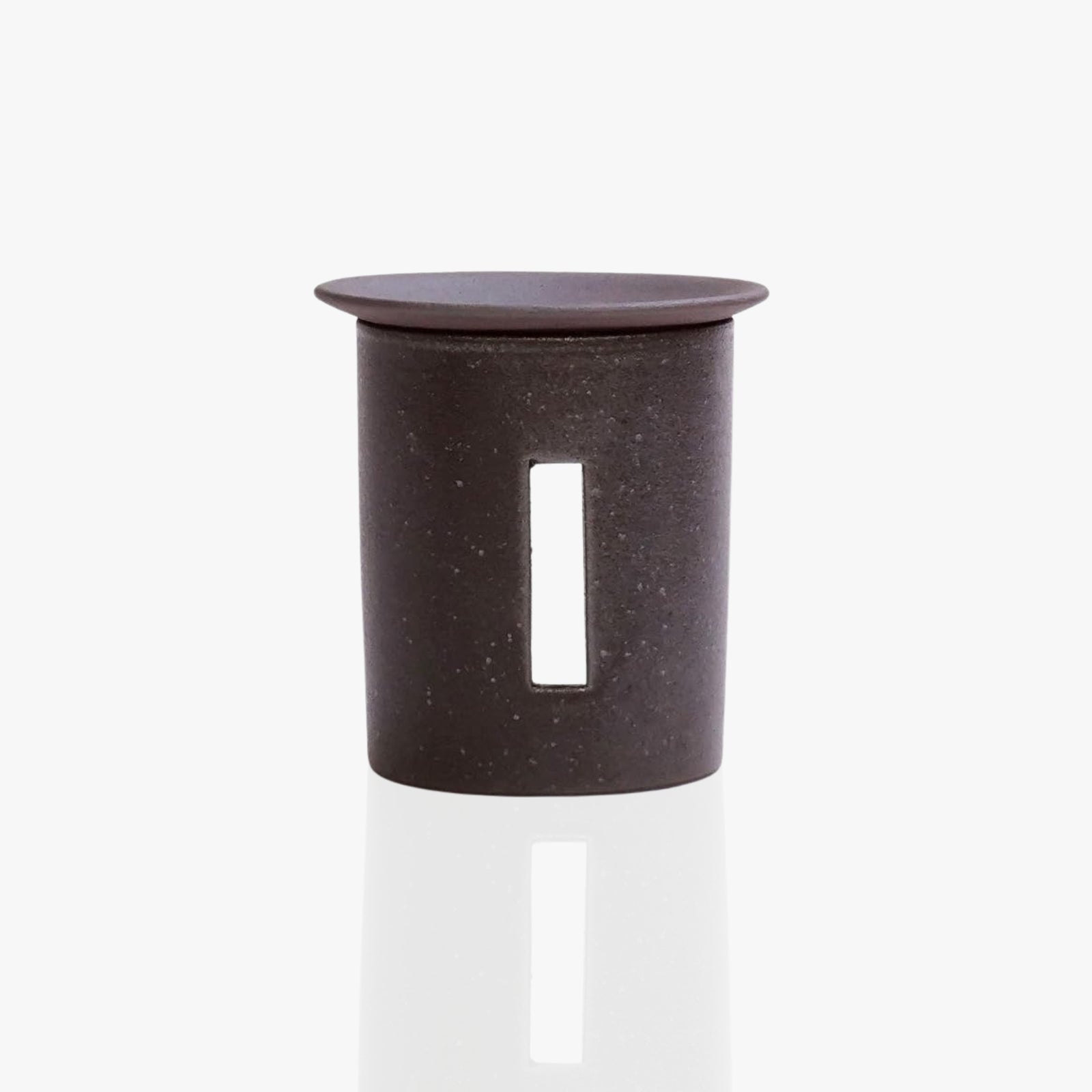 Tea Incense Burner Dark Brown