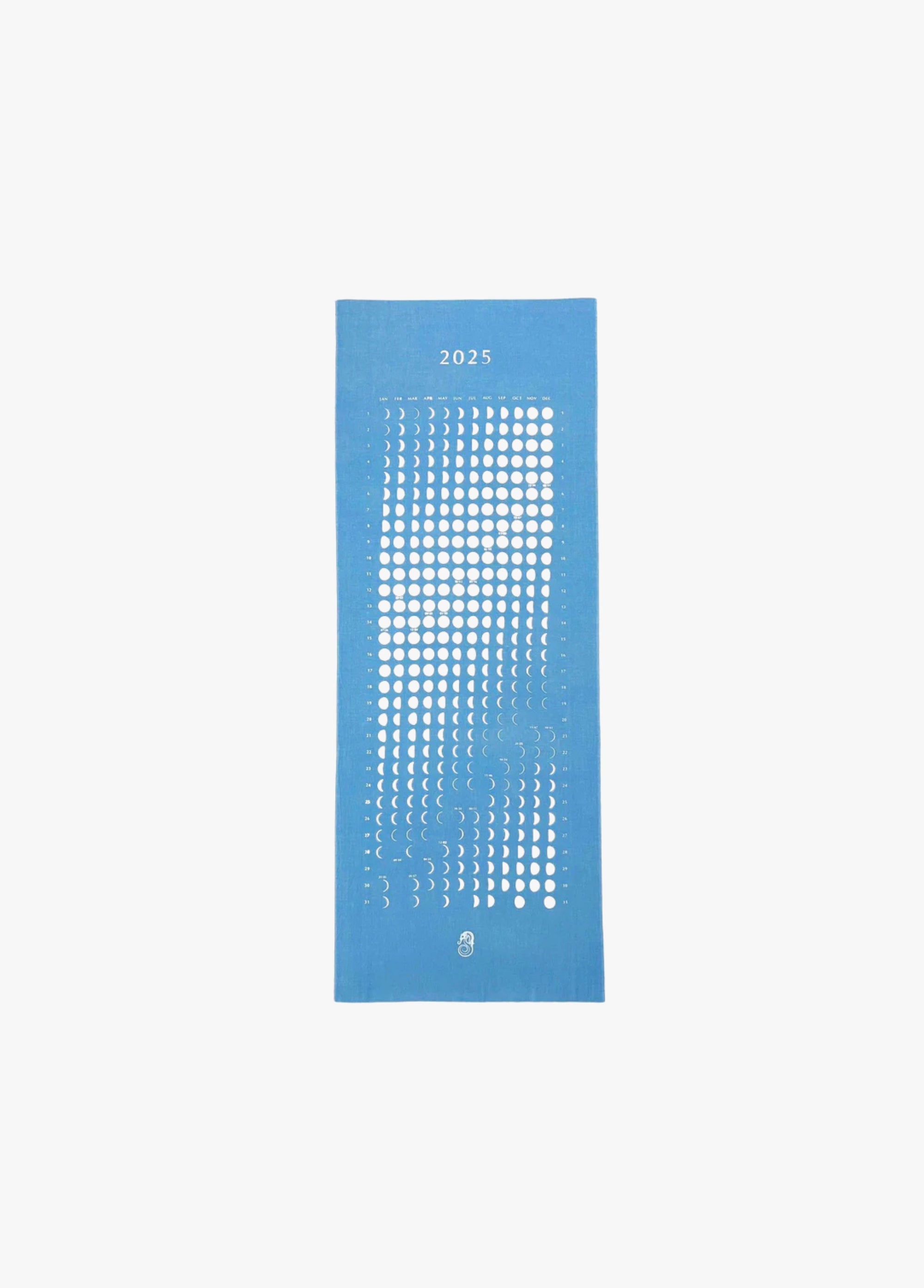 Moon Calendar Light Blue