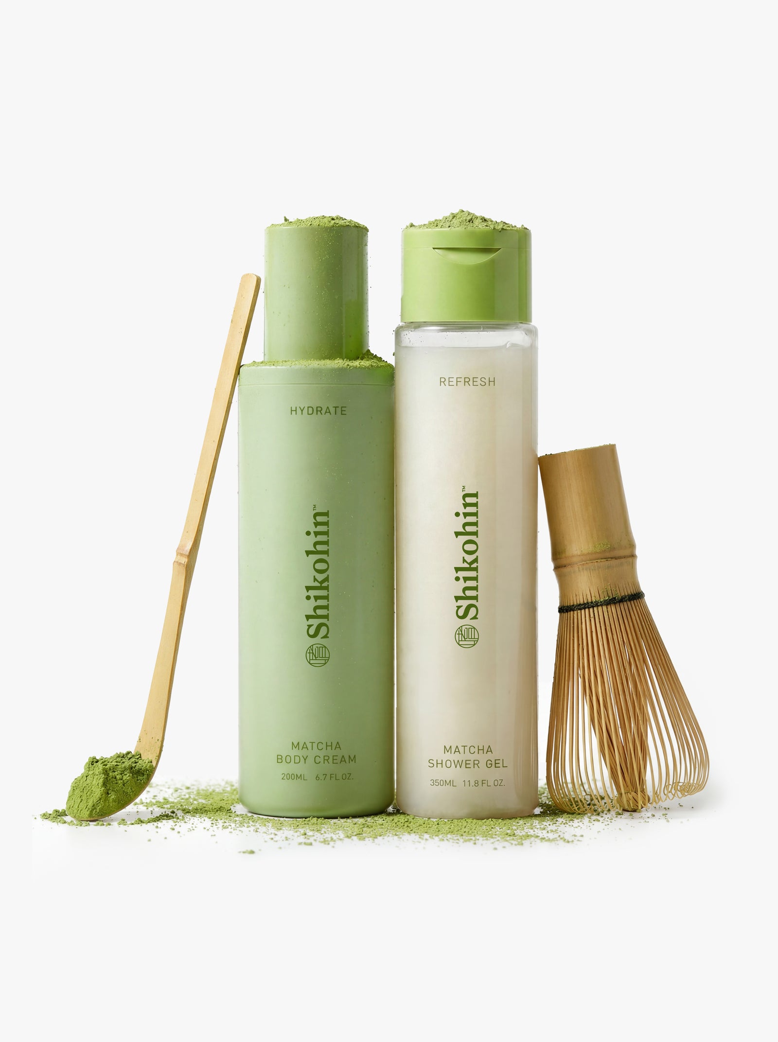 Shower with Matcha