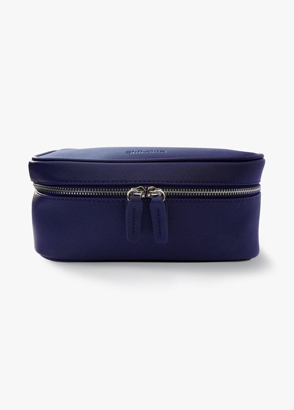 Cosmetic bag travel case Navy